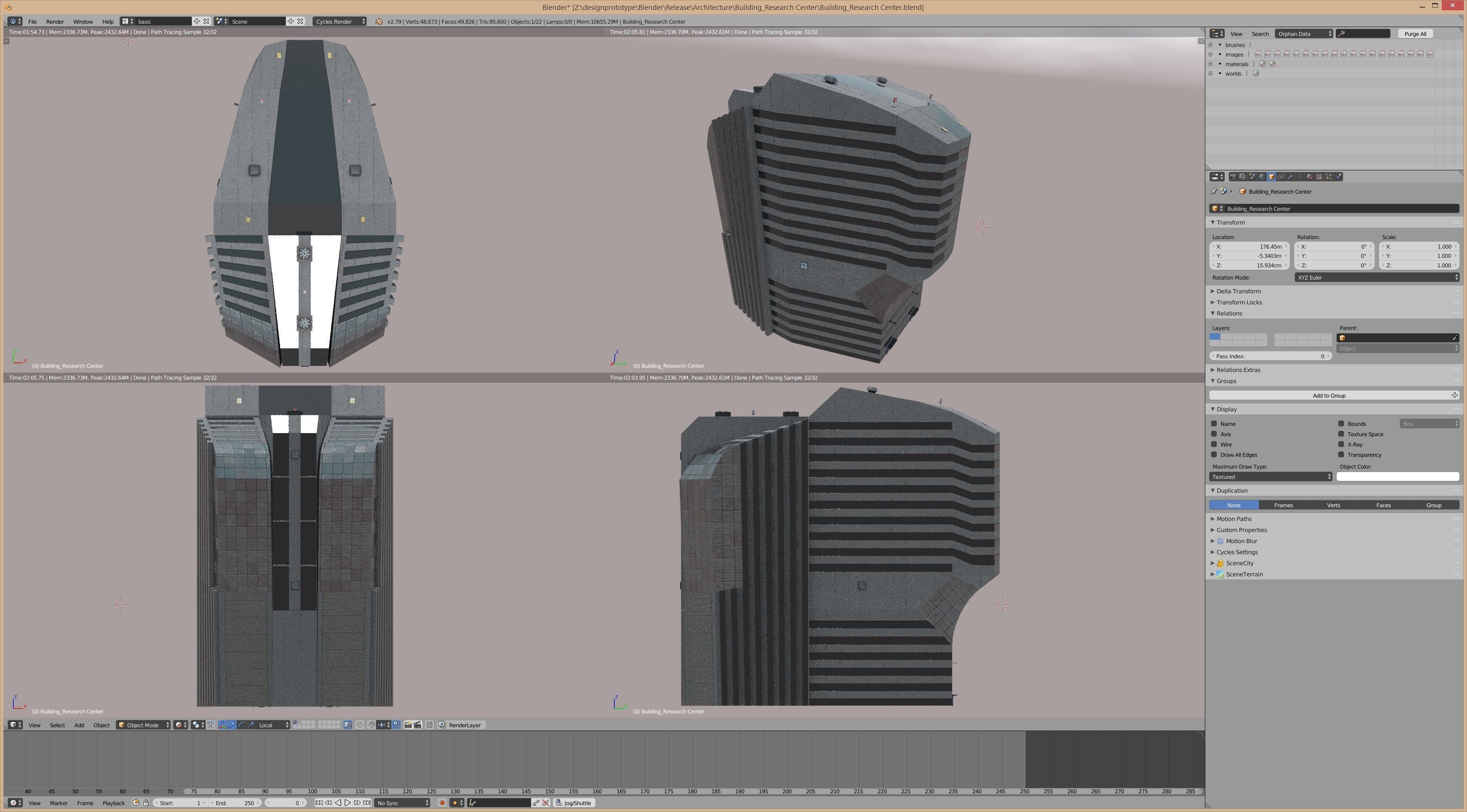 Research Center 3D model_4