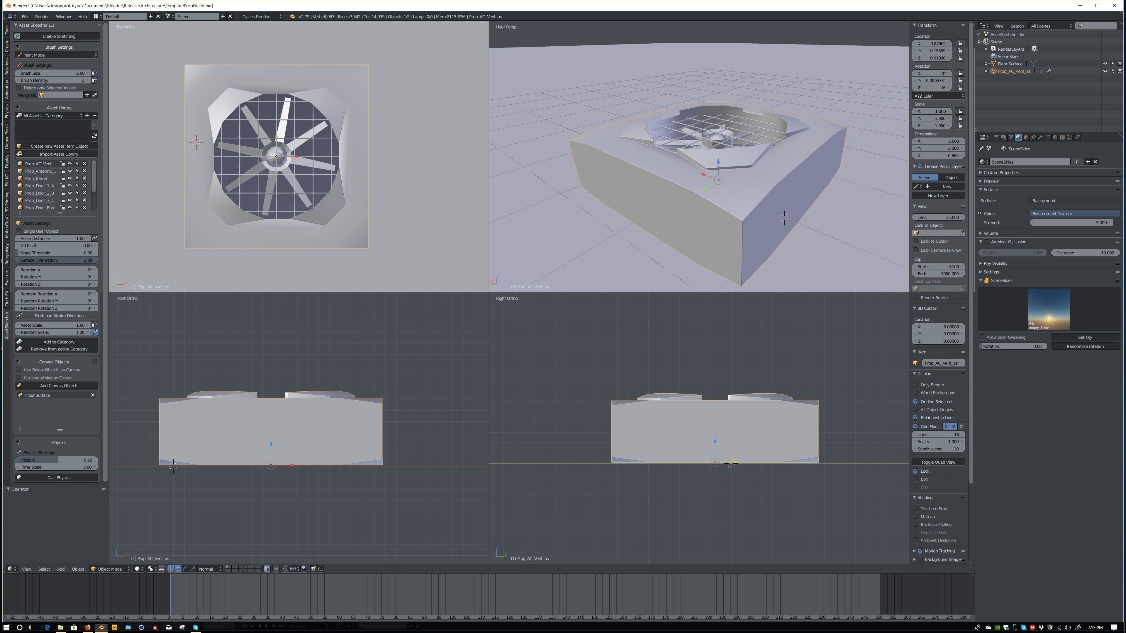 Research Center 3D model_7