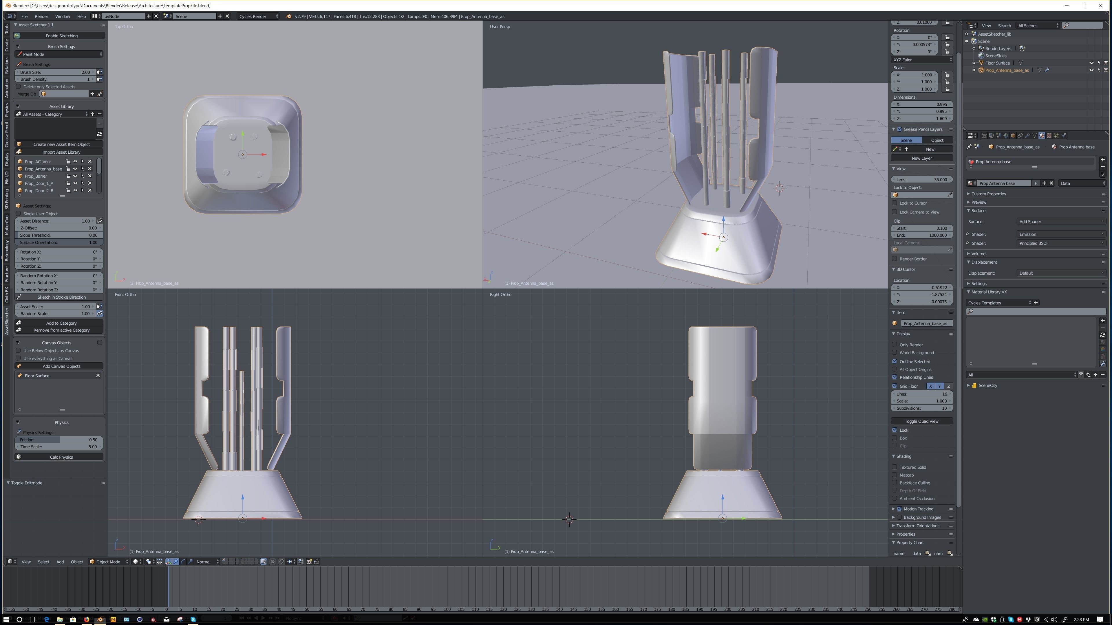 Research Center 3D model_10