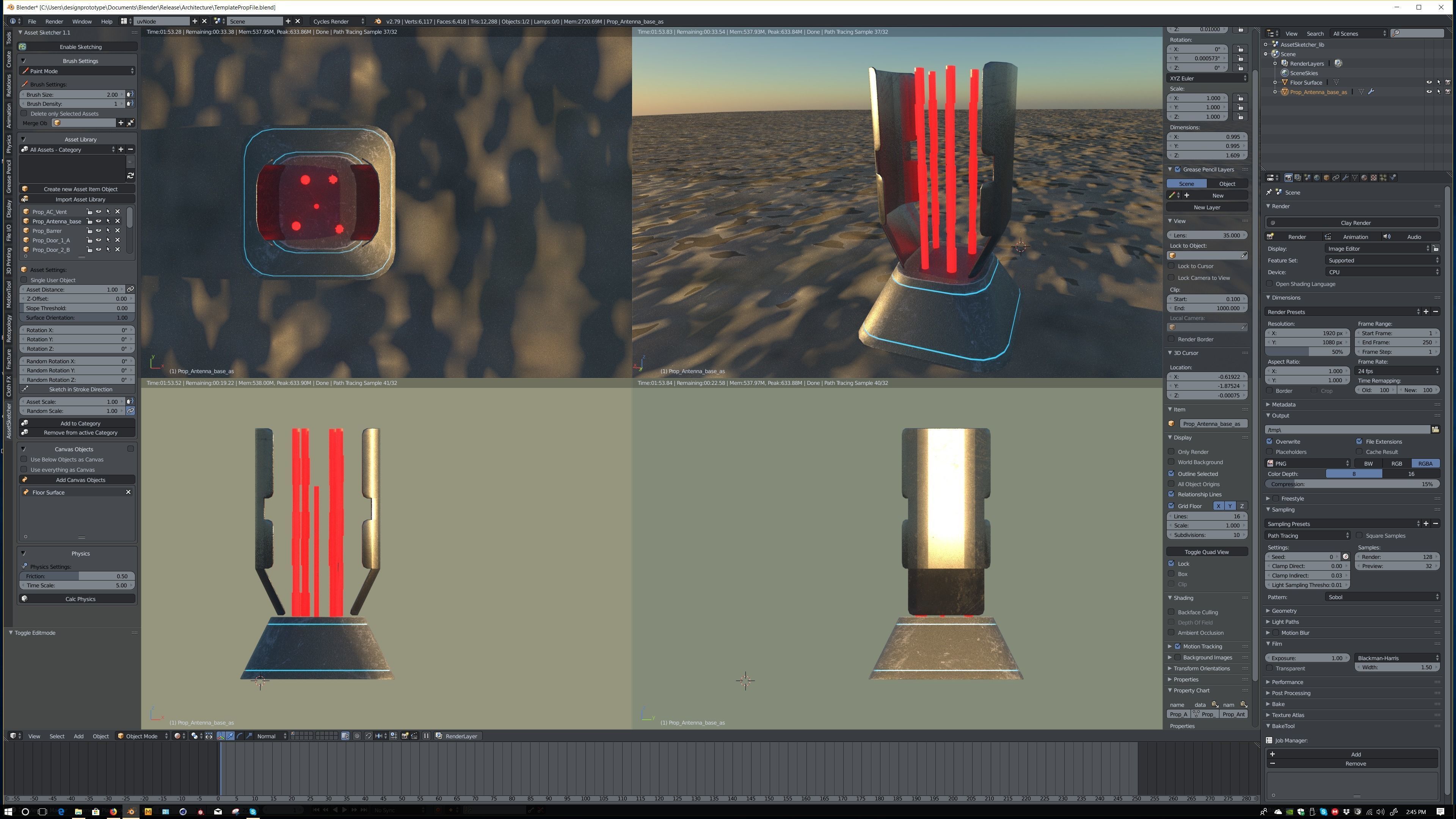 Research Center 3D model_14