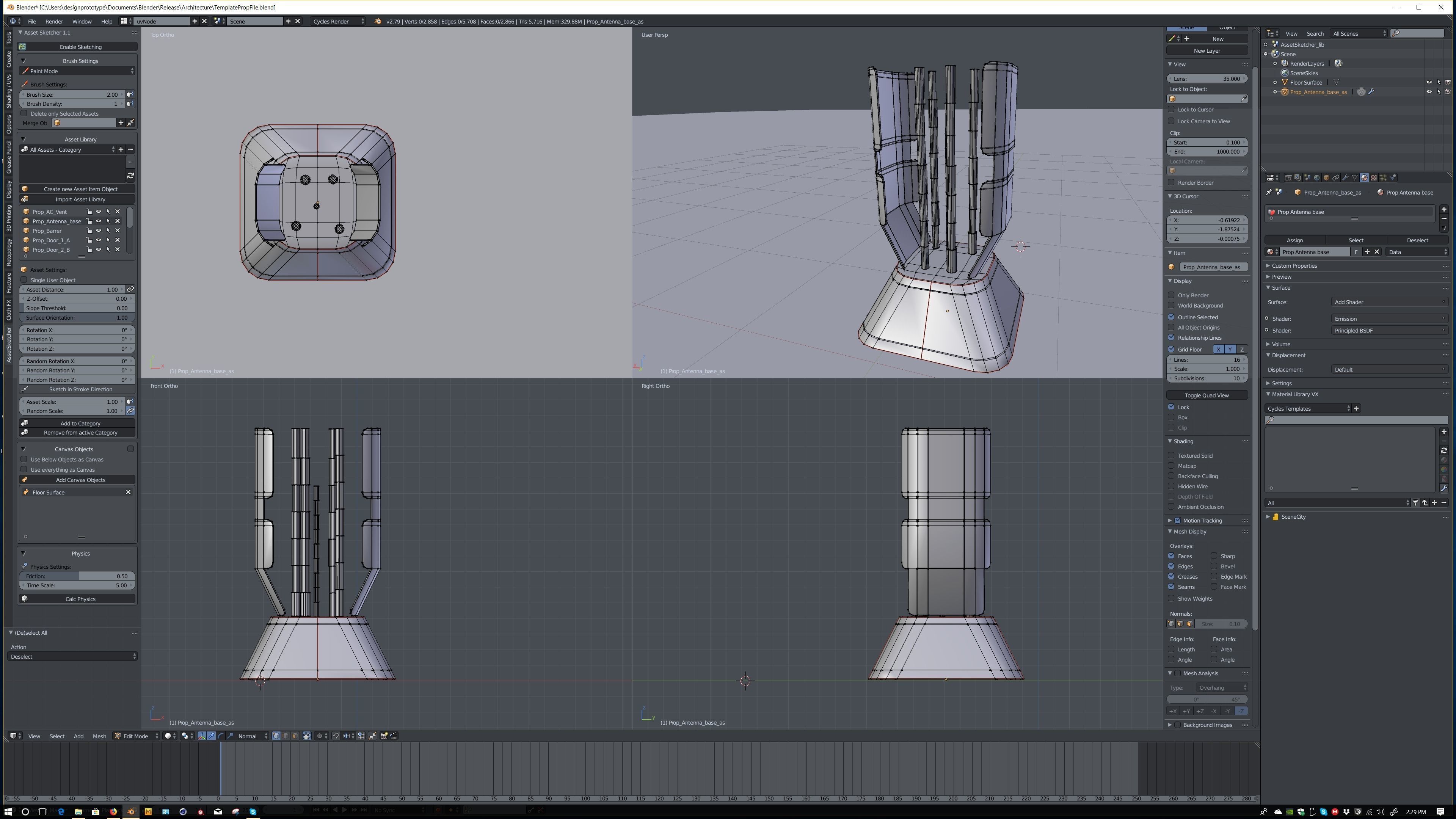 Research Center 3D model_9
