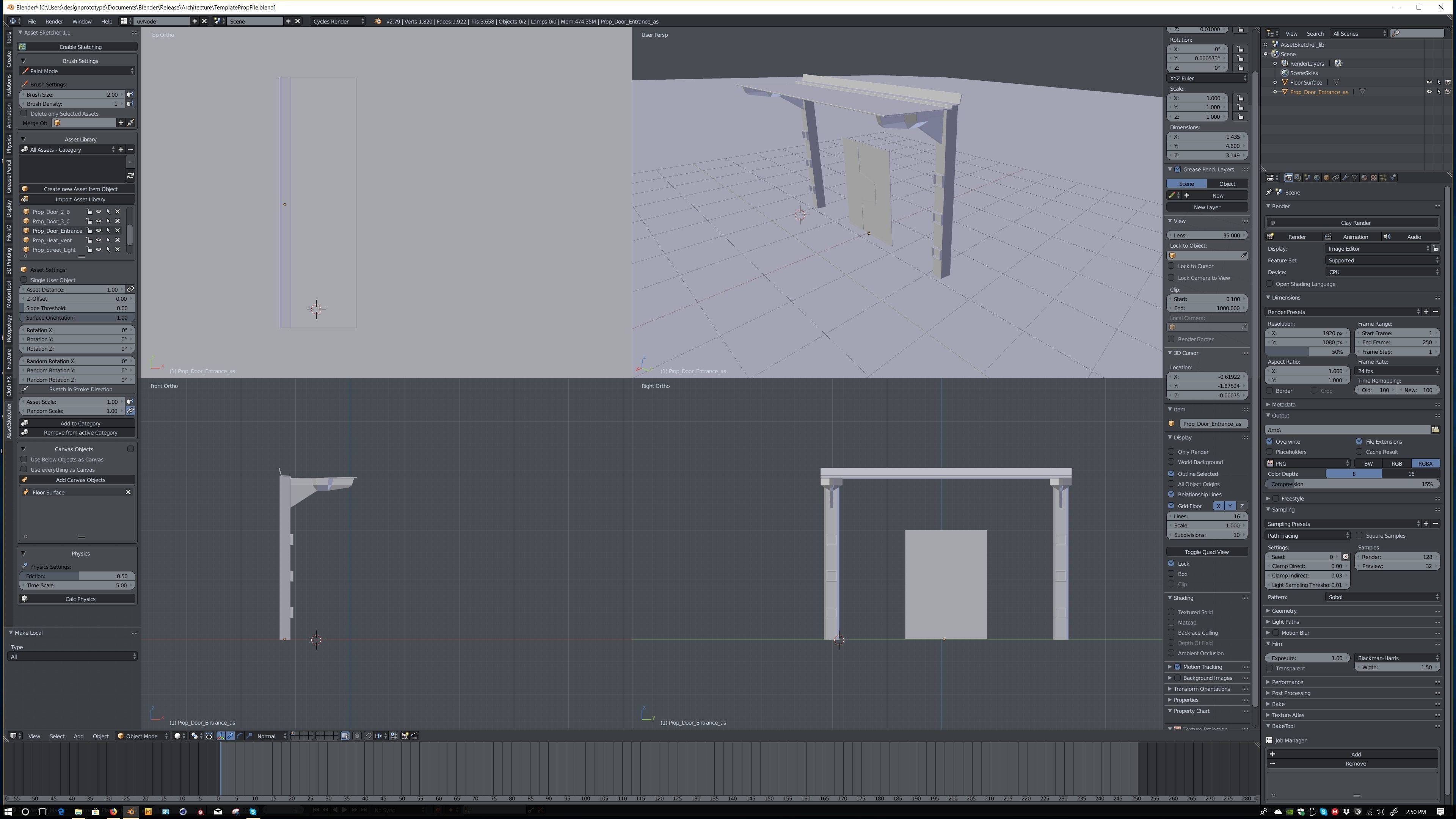 Research Center 3D model_16