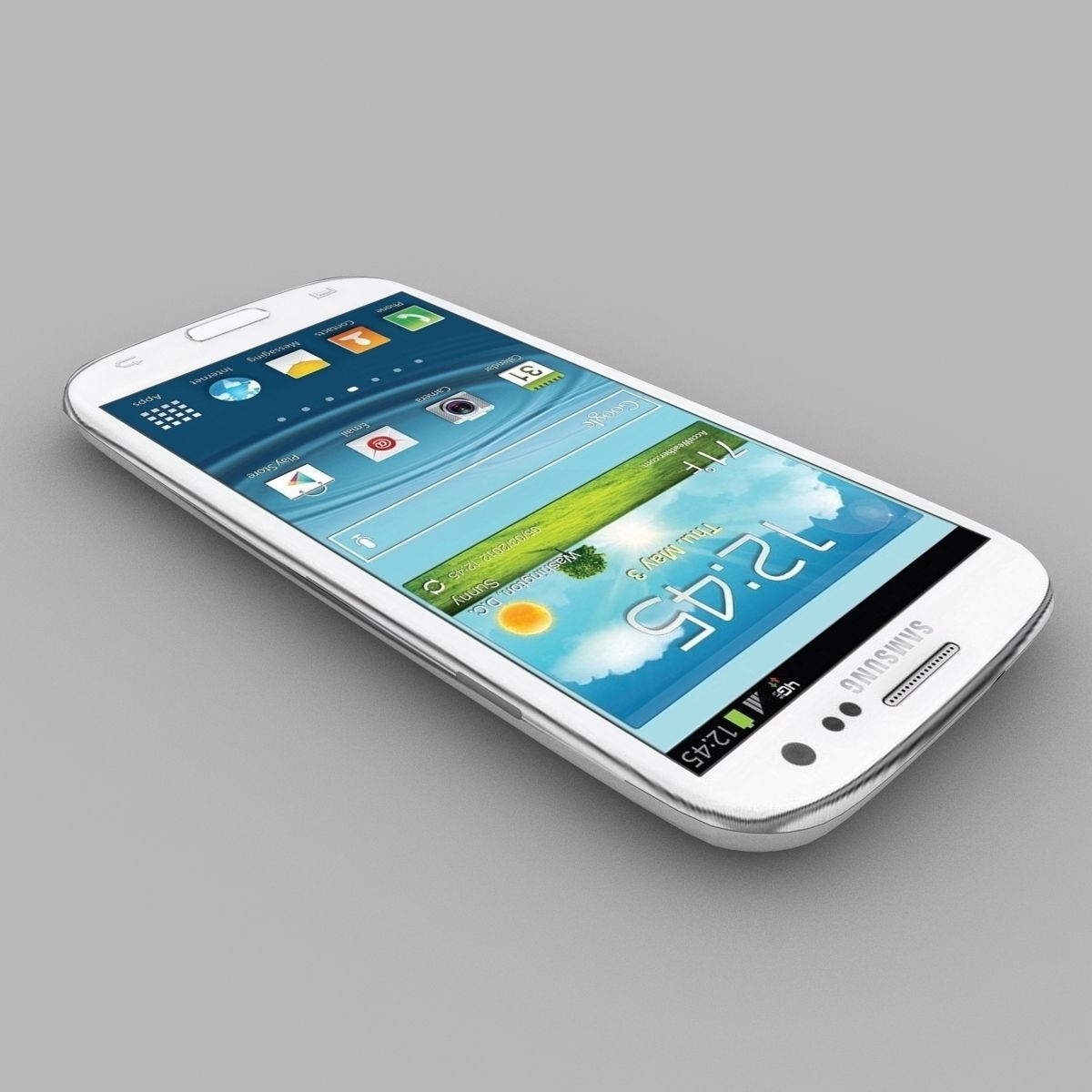 Samsung Galaxy S III I535 3D model_2