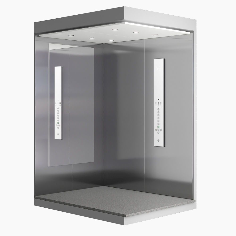 Elevator Kone MONOSPACE 500 3D model_3