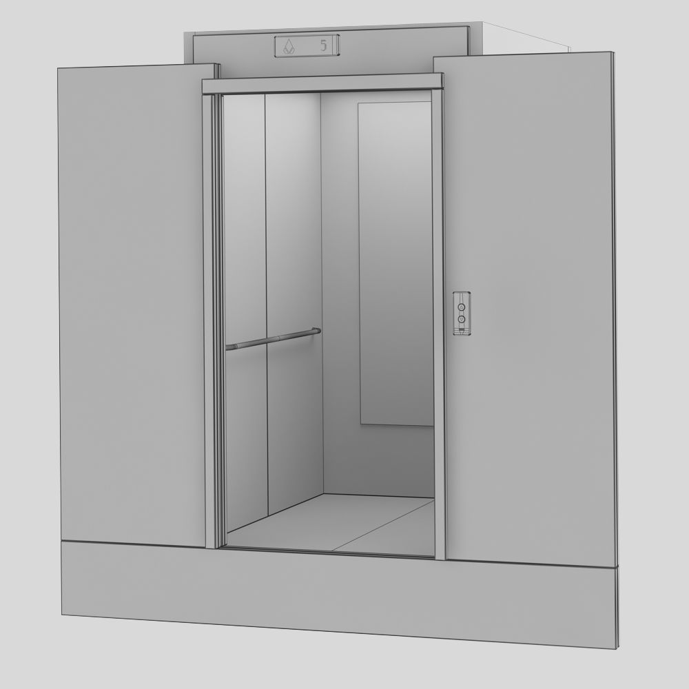 Elevator Kone MONOSPACE 500 3D model_12
