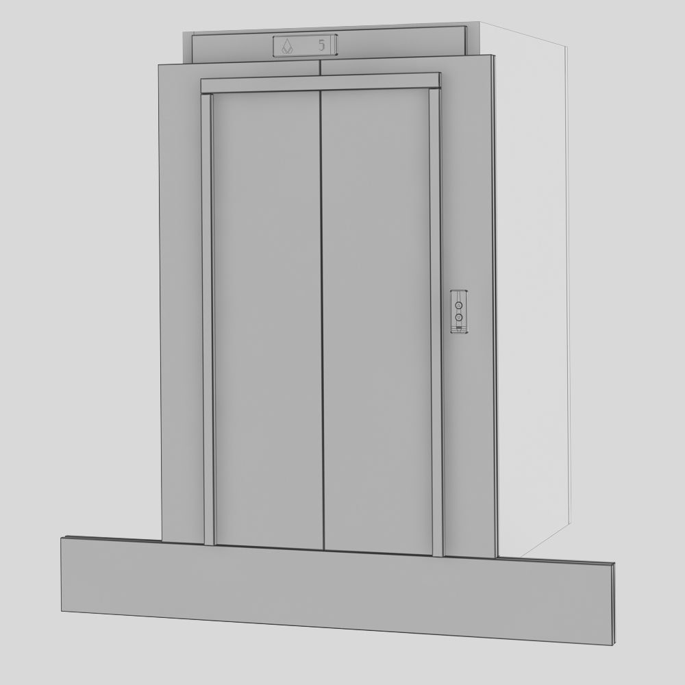 Elevator Kone MONOSPACE 500 3D model_13