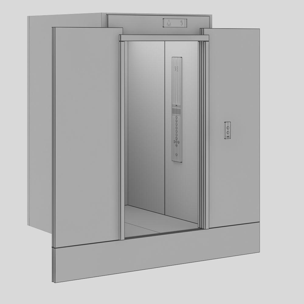 Elevator Kone MONOSPACE 500 3D model_11