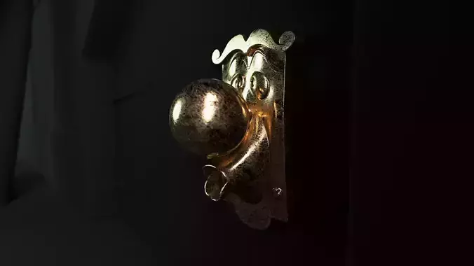 Alice in Wonderland Doorknob