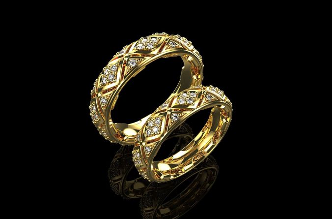 Wedding Ring 2 3D print model