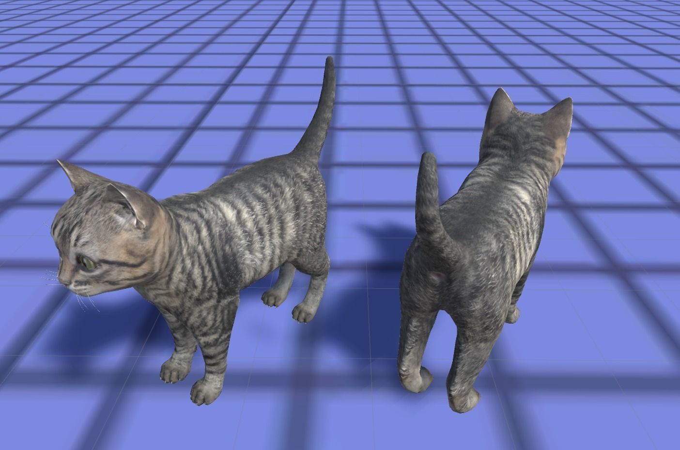 Kitten full Low-poly 3D model_13