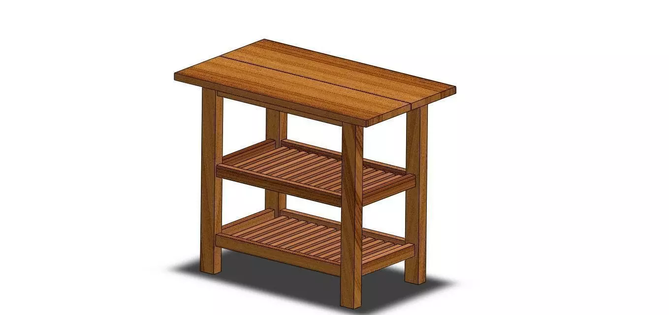 My kitchen preparation table Free 3D model