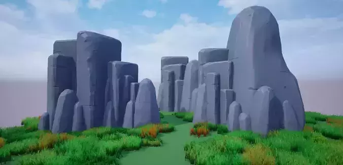 Stylized rocks 2