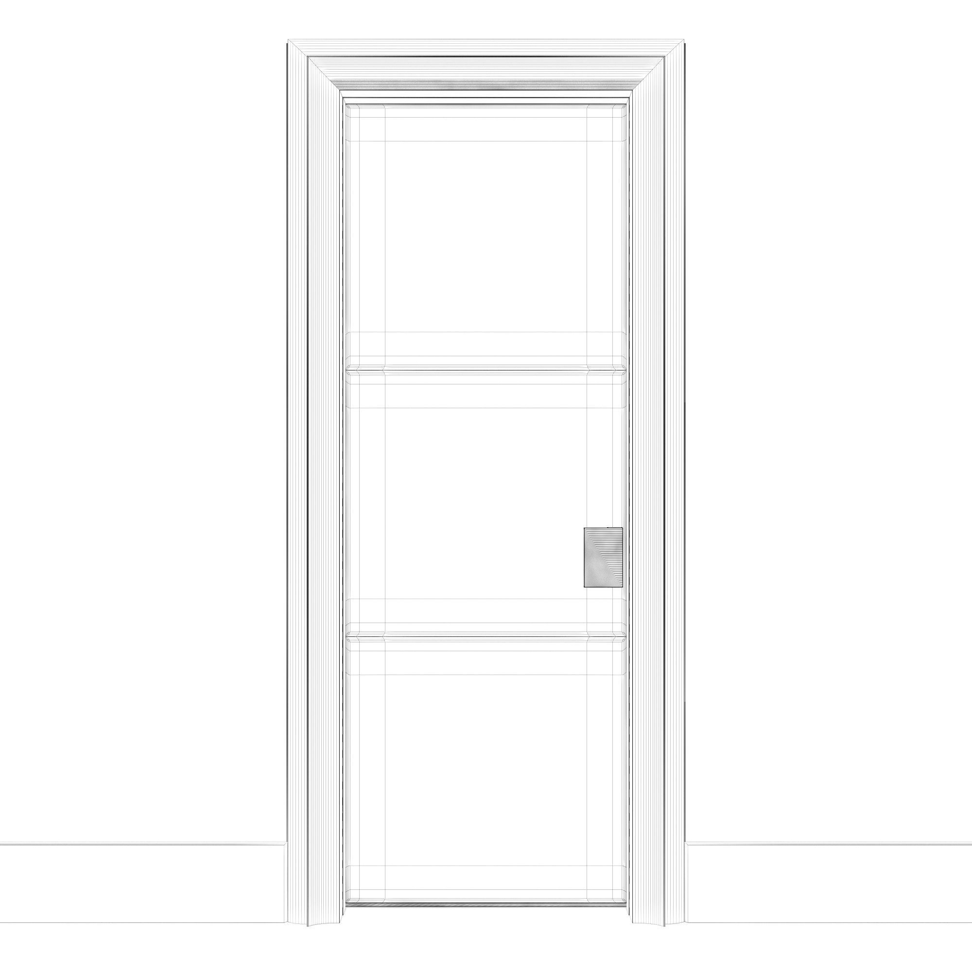 Longhi ianus door 3D model_10