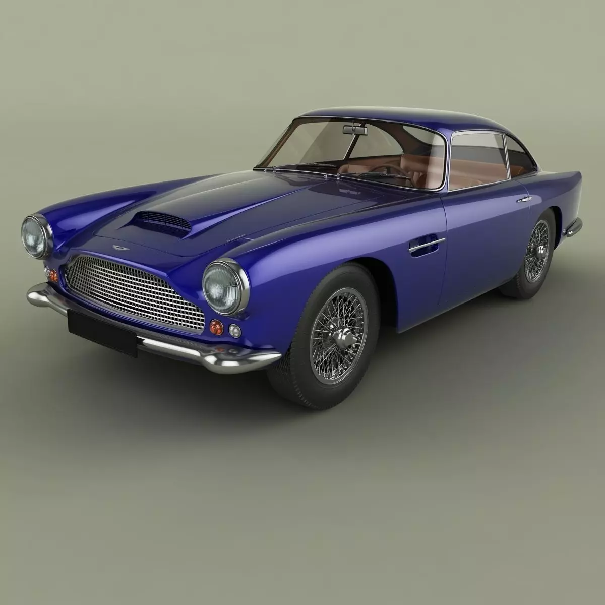 Aston Martin DB4 3D model_0