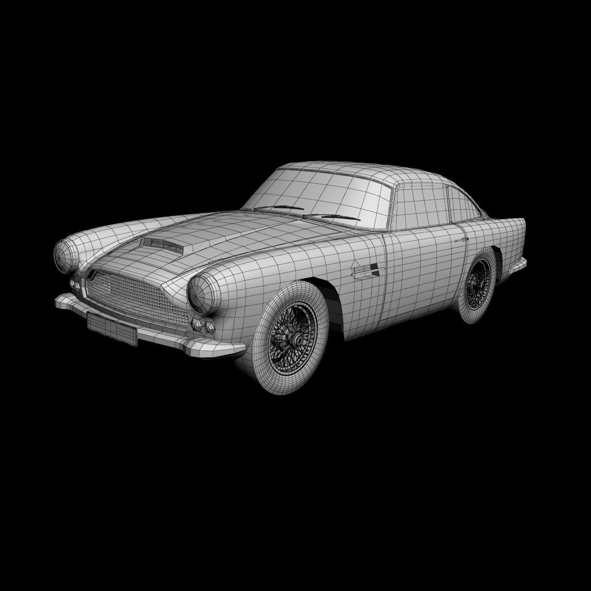 Aston Martin DB4 3D model_13