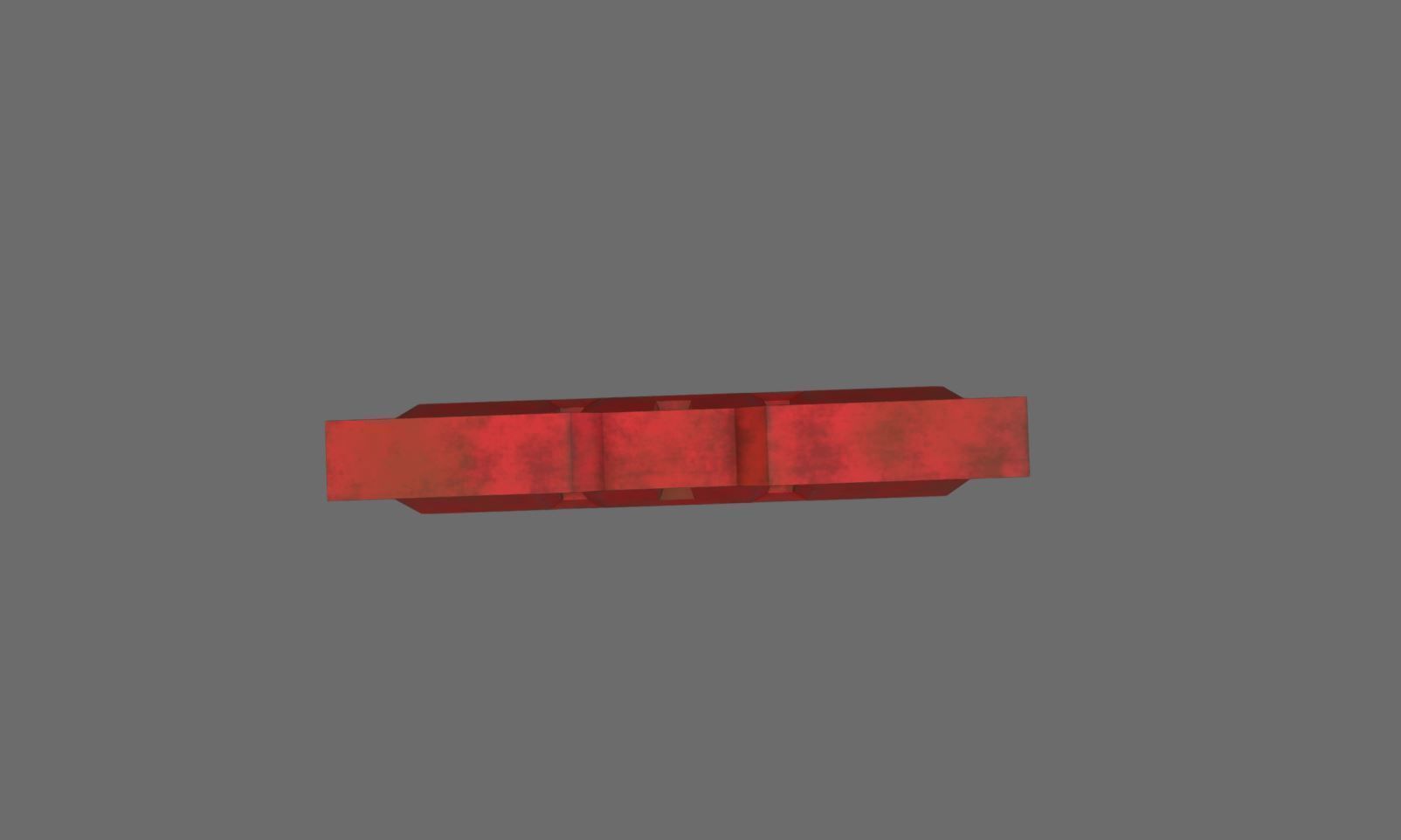Traffic Barrier 3D model_4