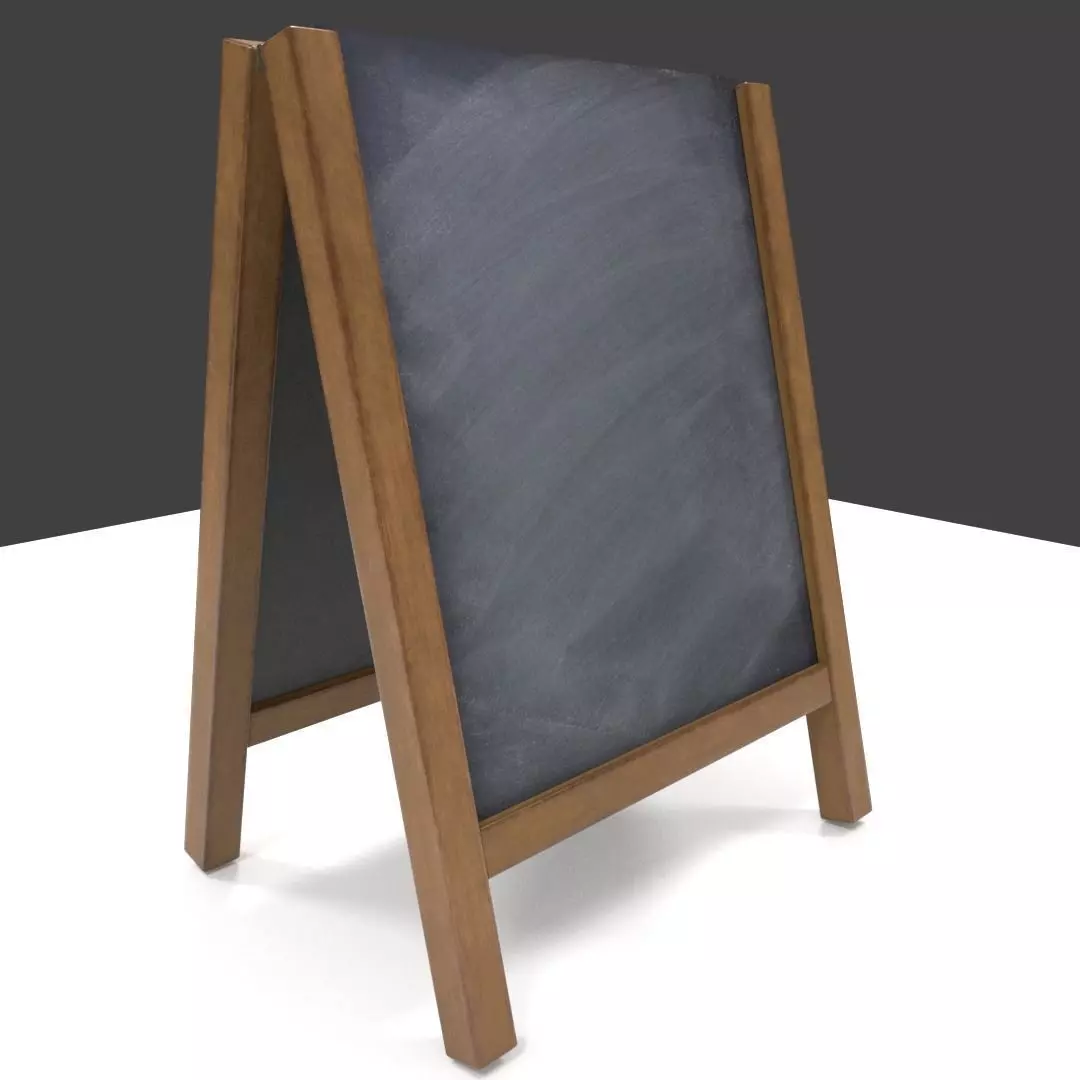 Chalk Aboard 3D model_0