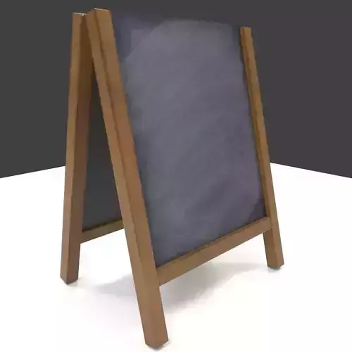 Chalk Aboard 3D model