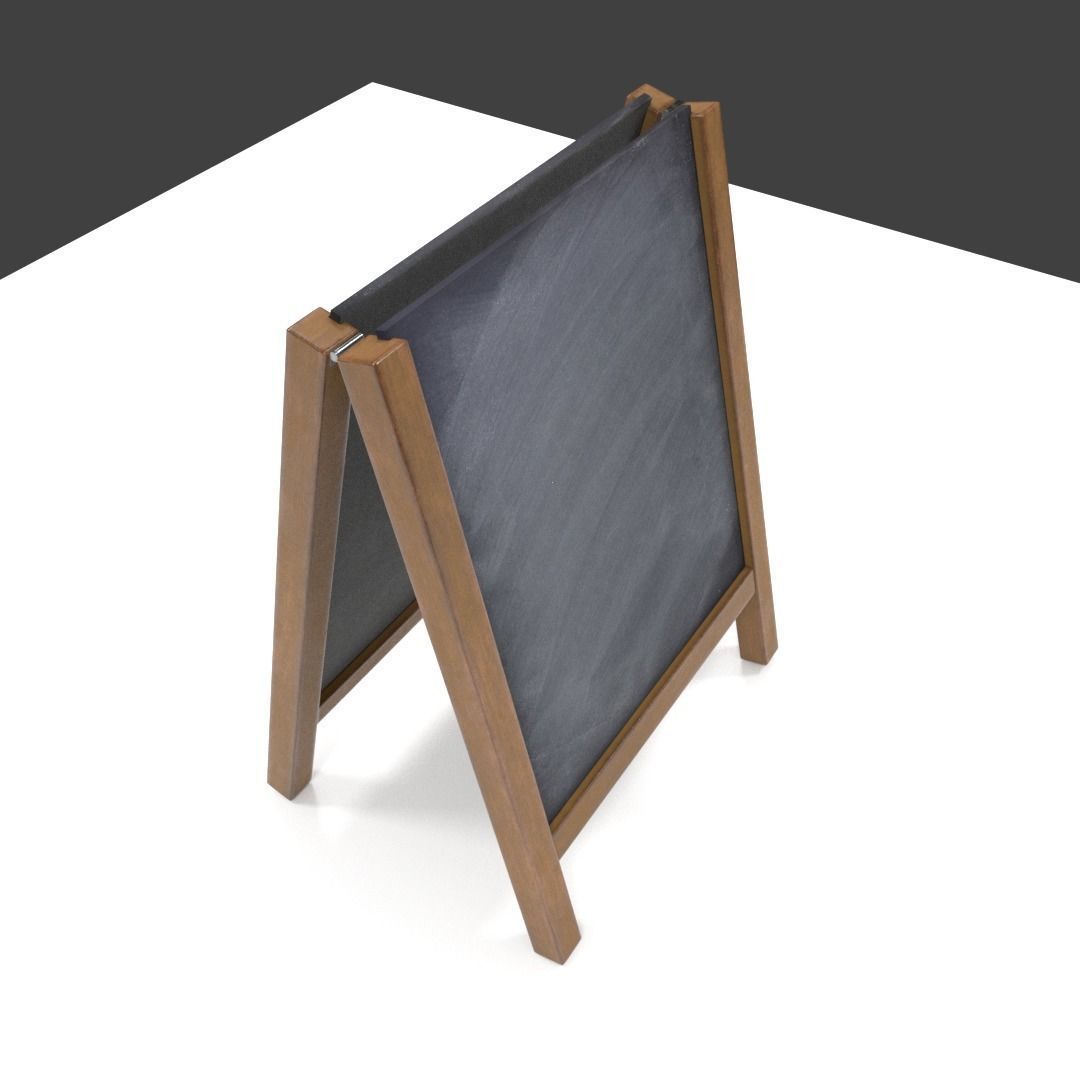 Chalk Aboard 3D model_1