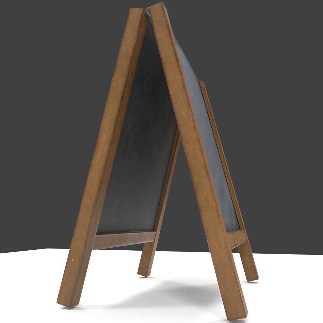 Chalk Aboard 3D model_4