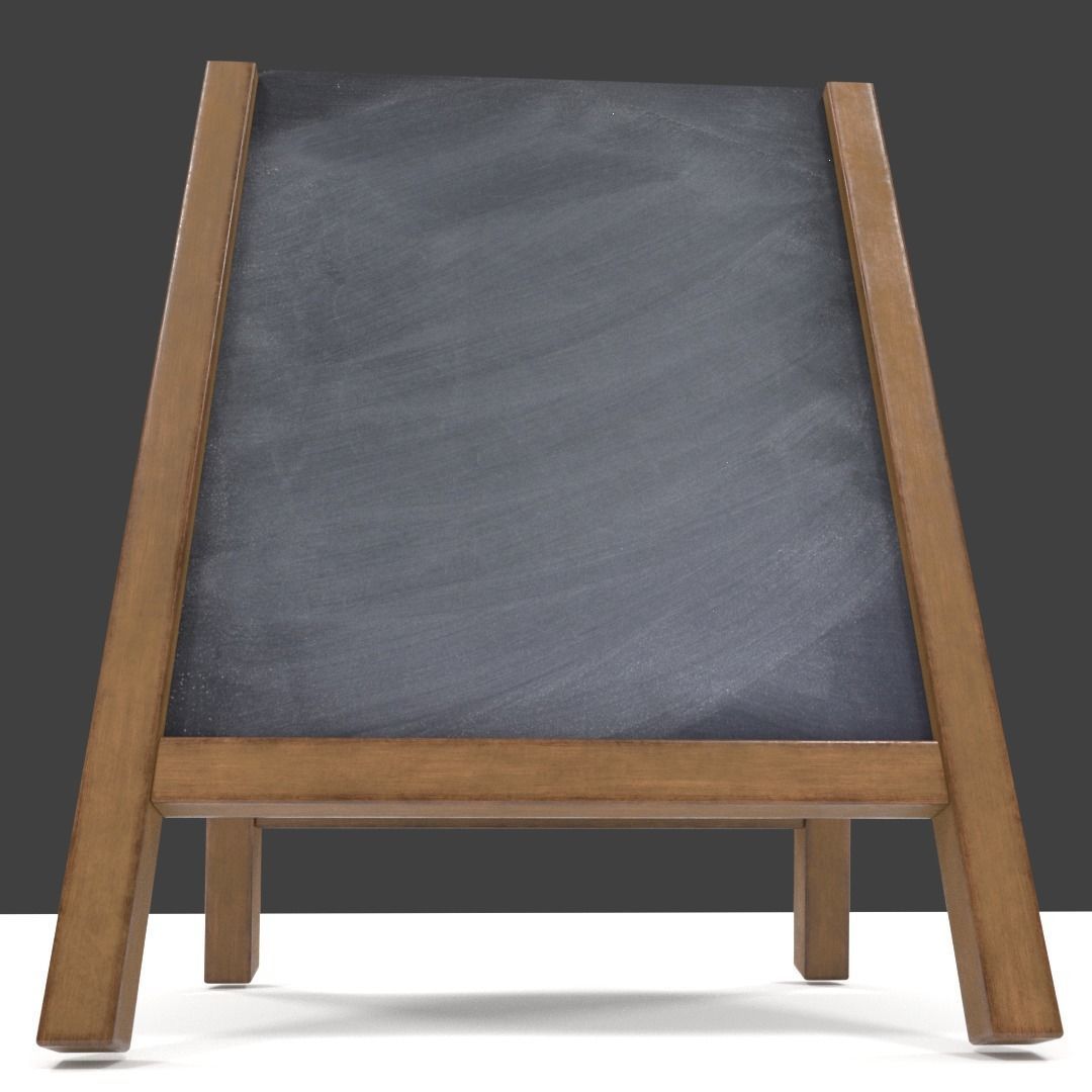 Chalk Aboard 3D model_2