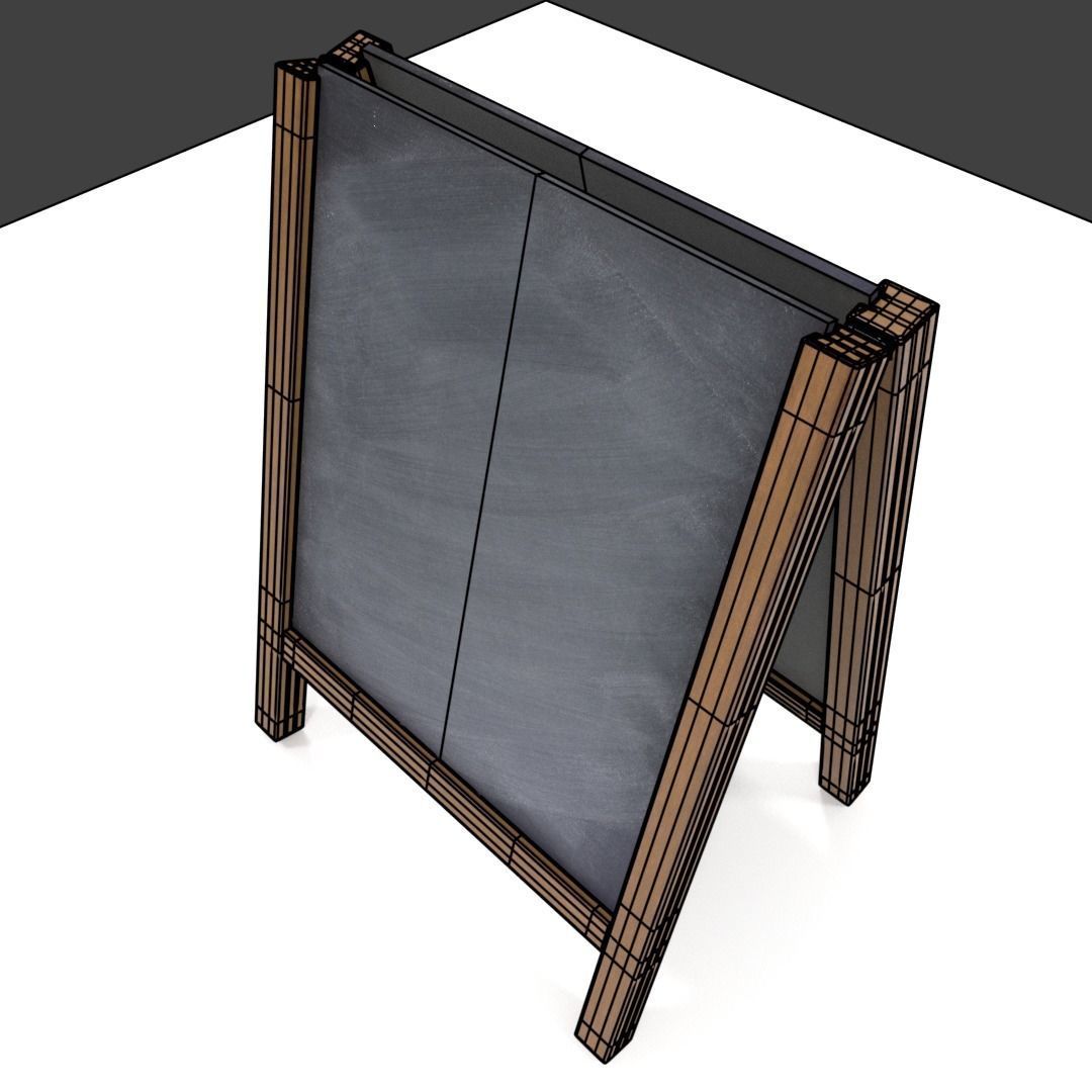 Chalk Aboard 3D model_7