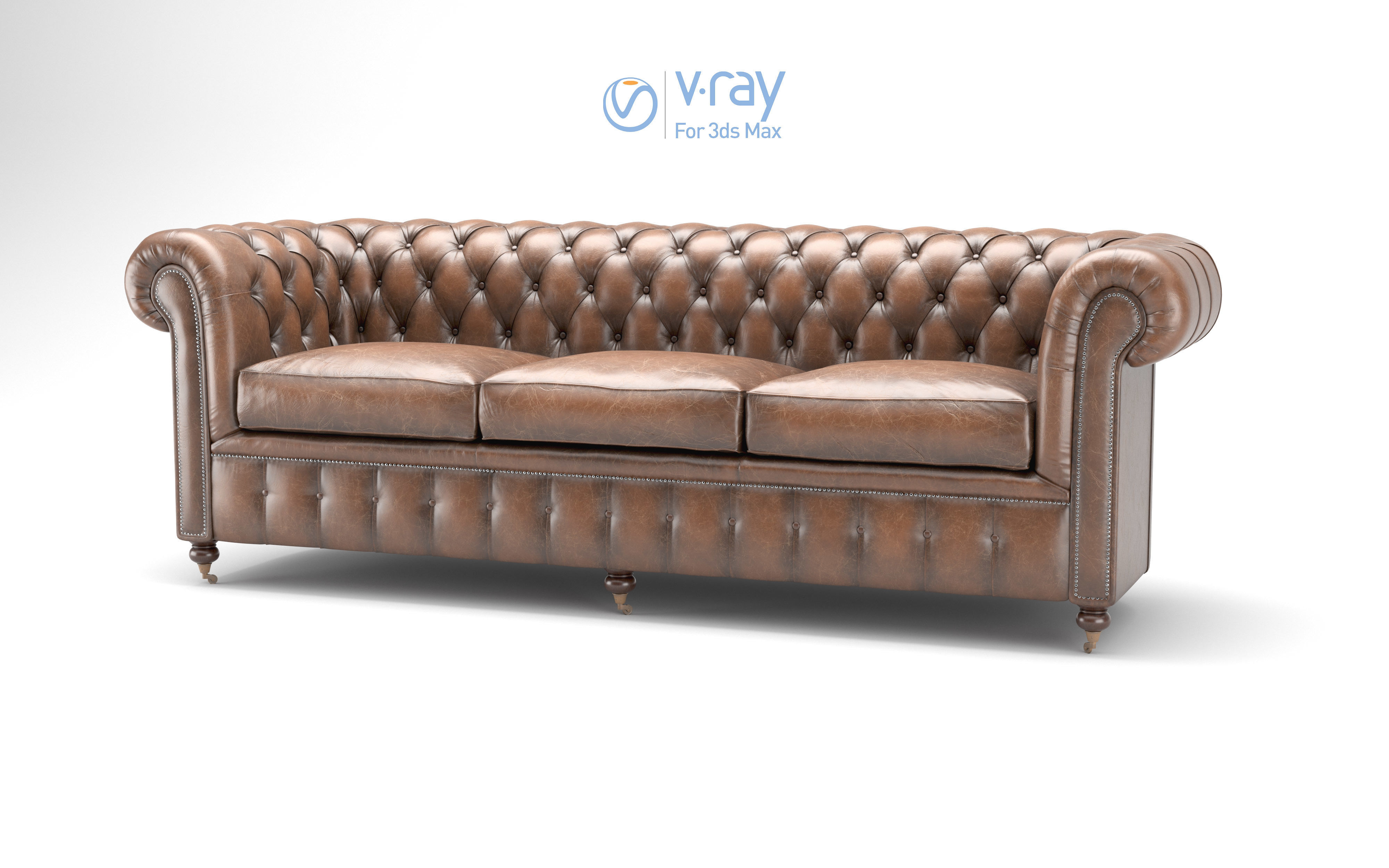 Chesterfield Sofa 3D model_7