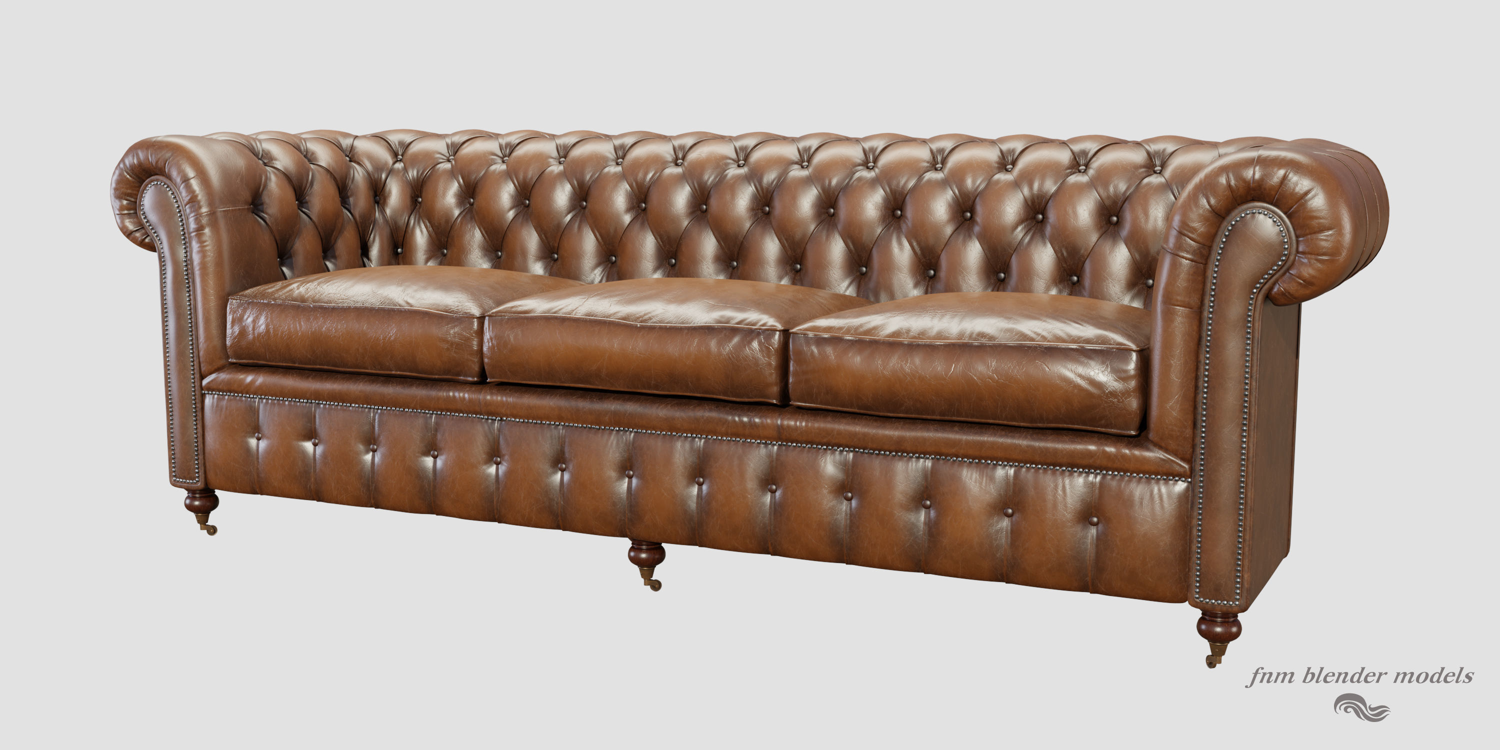 Chesterfield Sofa 3D model_1