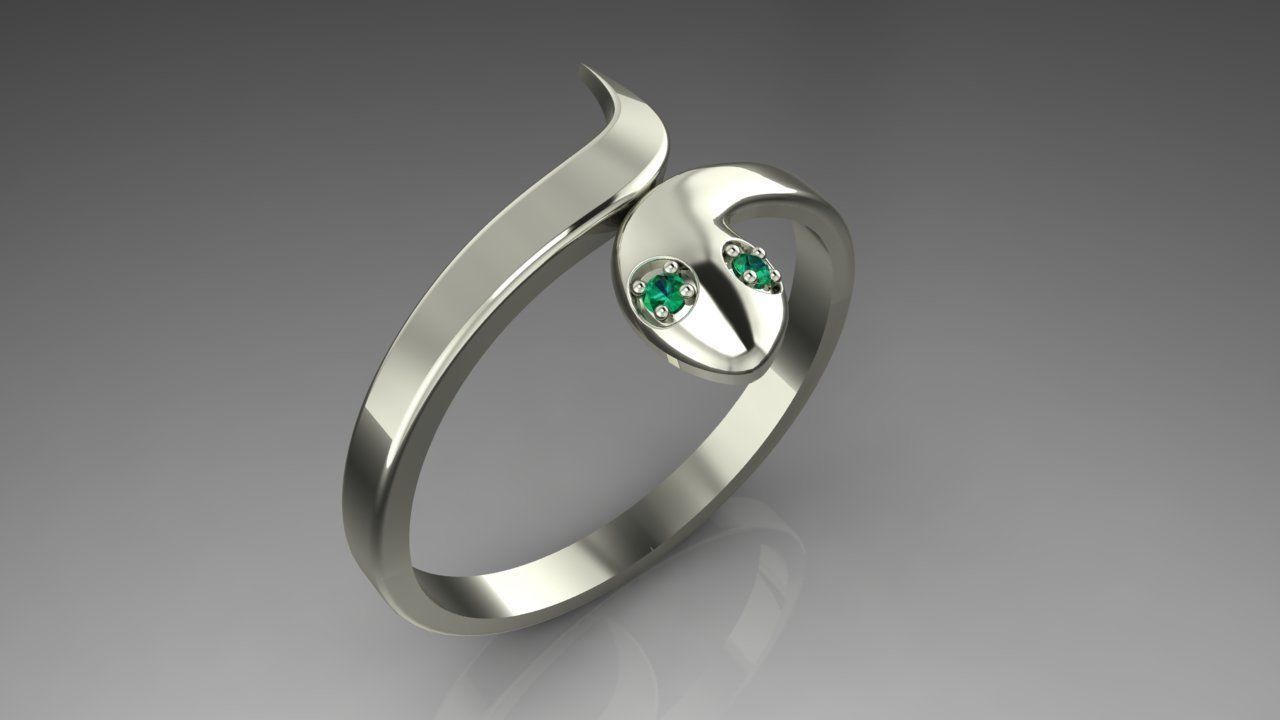 Ring 19 Snake 3D print model_5