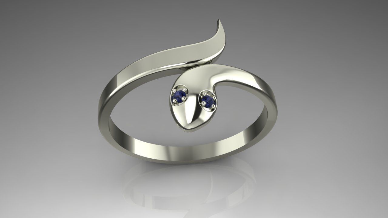 Ring 19 Snake 3D print model_4