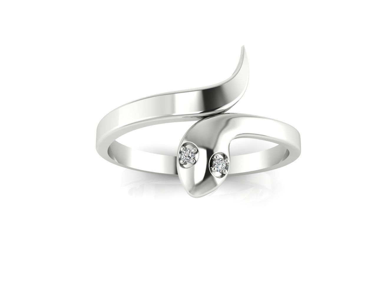 Ring 19 Snake 3D print model_3