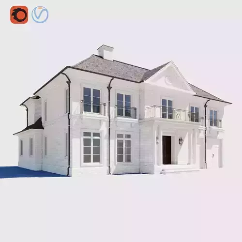 Build002 house 3D model