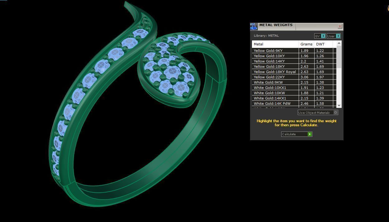 Ring 20 Snake  3D print model_10
