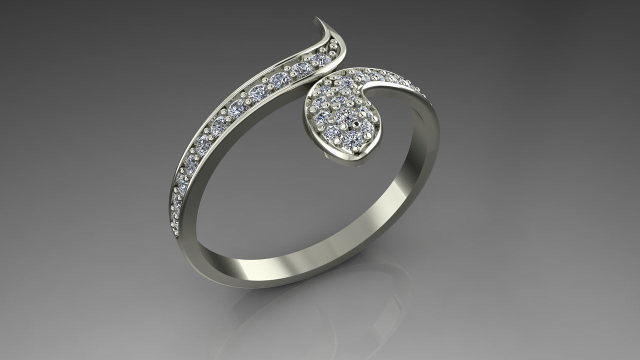 Ring 20 Snake  3D print model_6