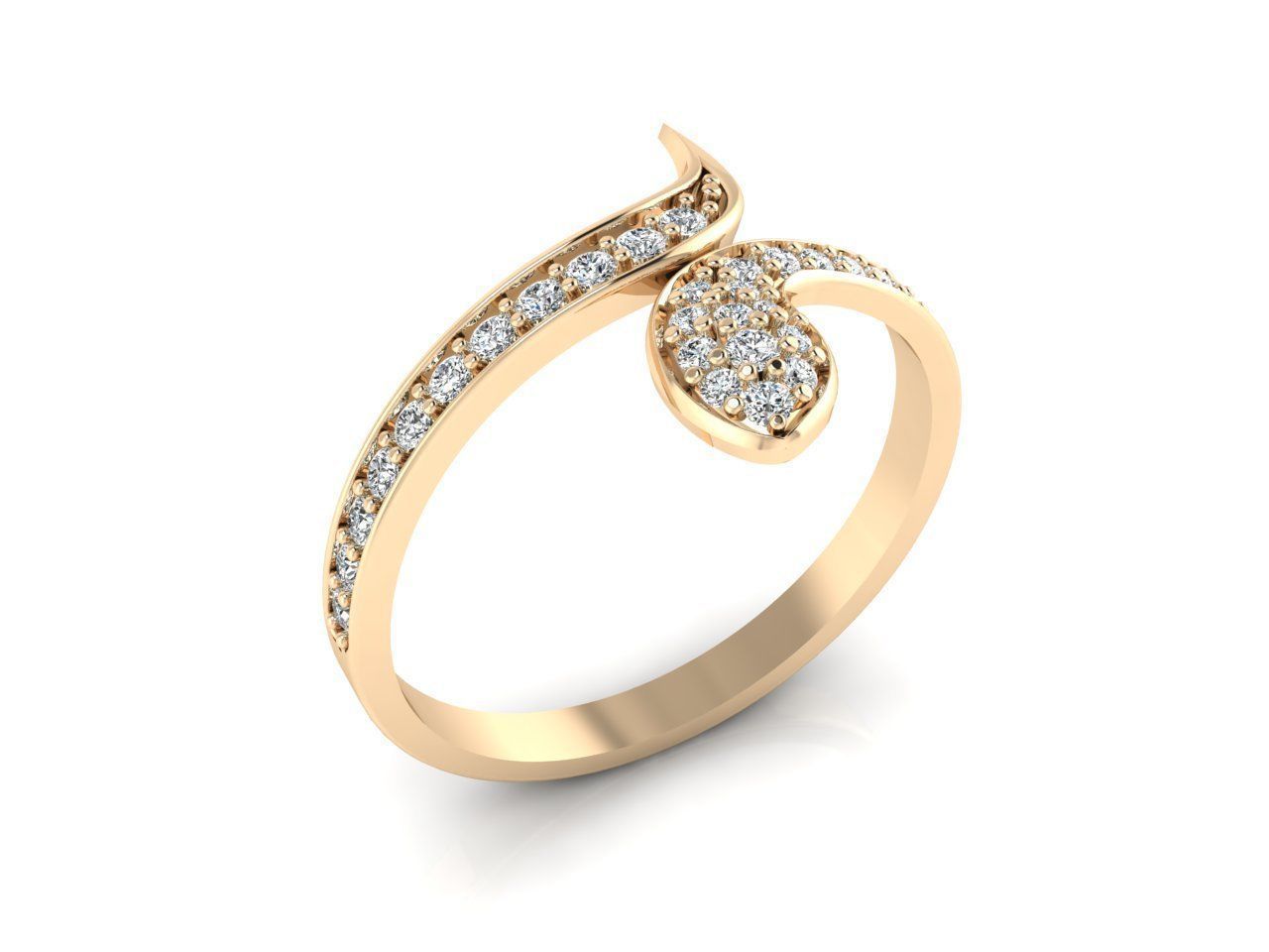 Ring 20 Snake  3D print model_2