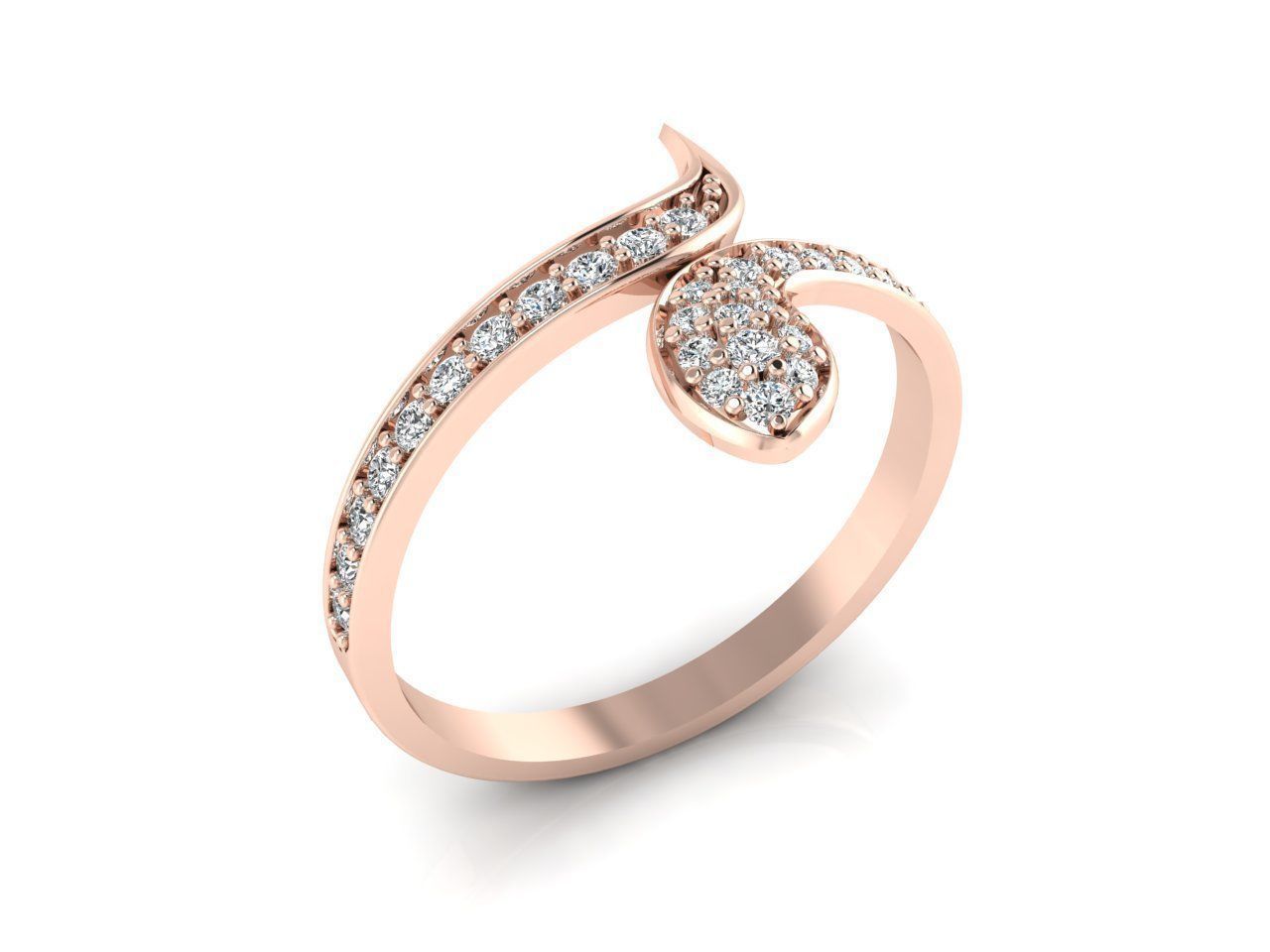 Ring 20 Snake  3D print model_1