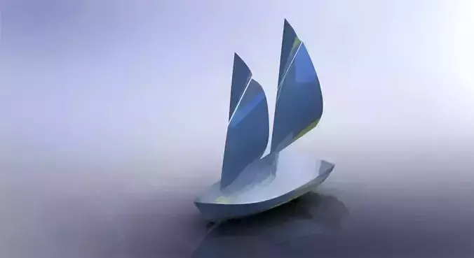 Bugis phinisi surface Free 3D model