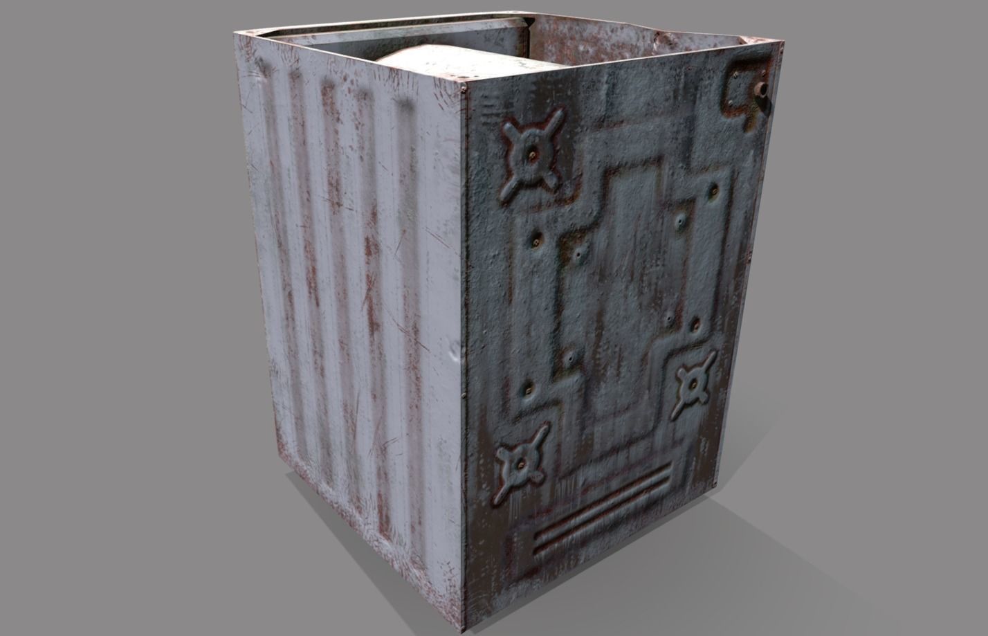 Abandoned Items Low poly model Low-poly 3D model_35