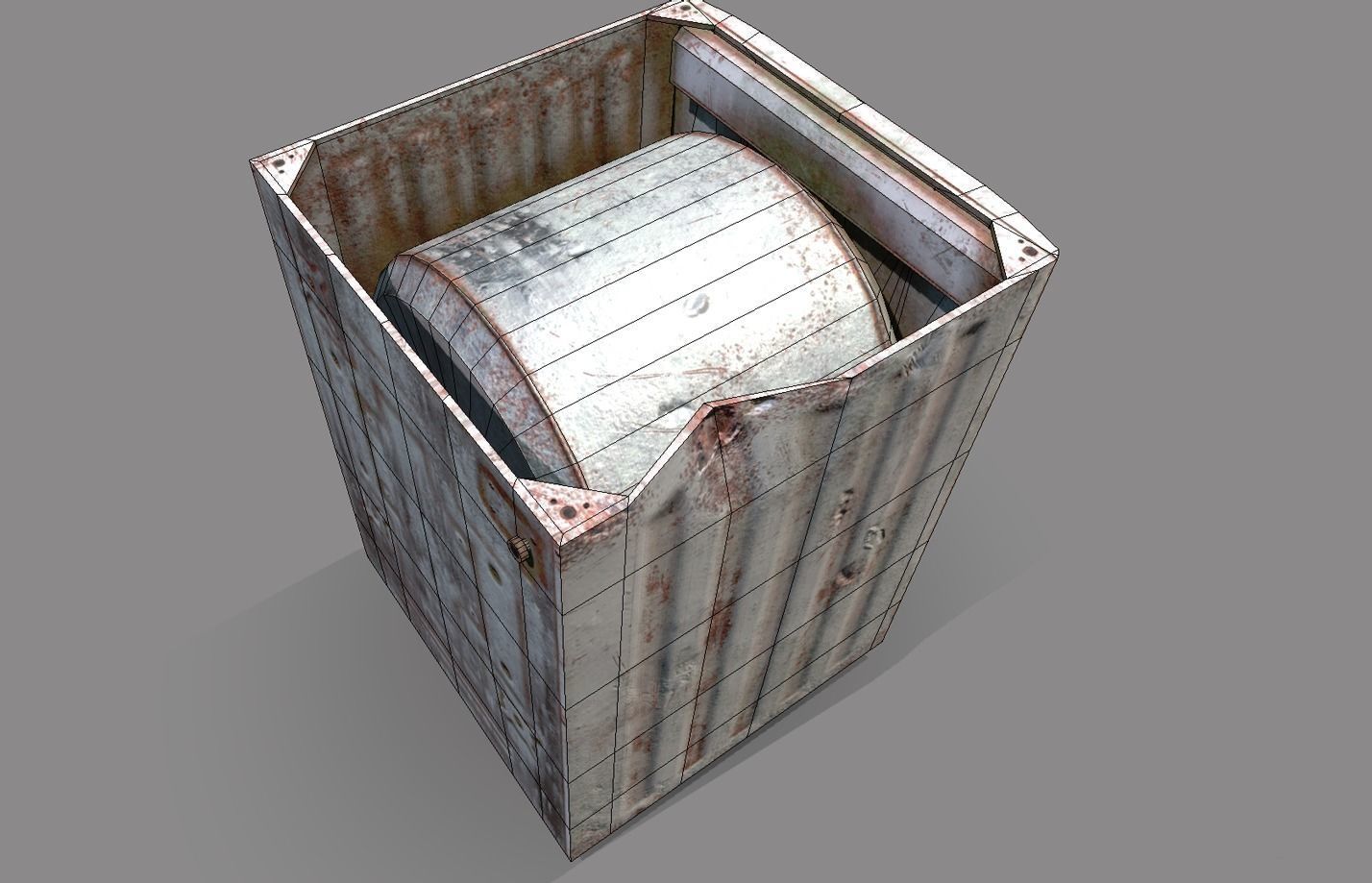 Abandoned Items Low poly model Low-poly 3D model_38