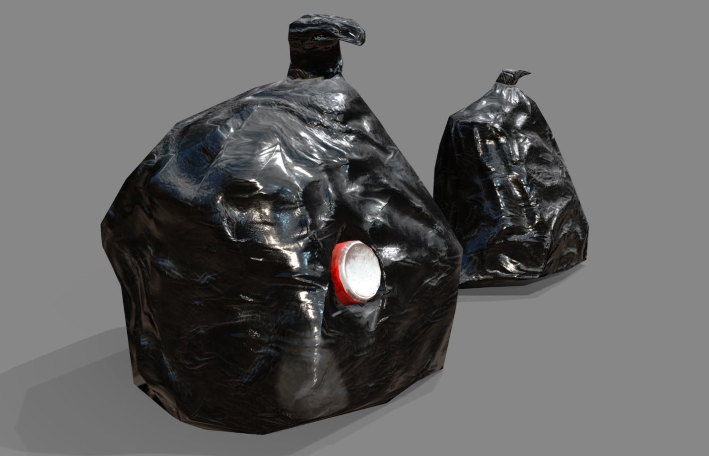 Abandoned Items Low poly model Low-poly 3D model_32