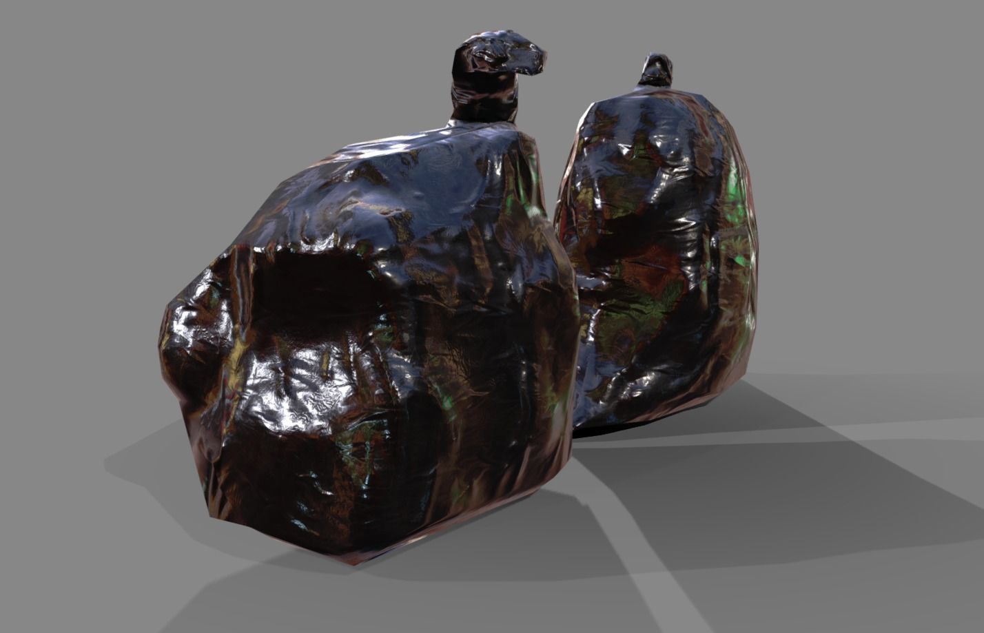 Abandoned Items Low poly model Low-poly 3D model_14