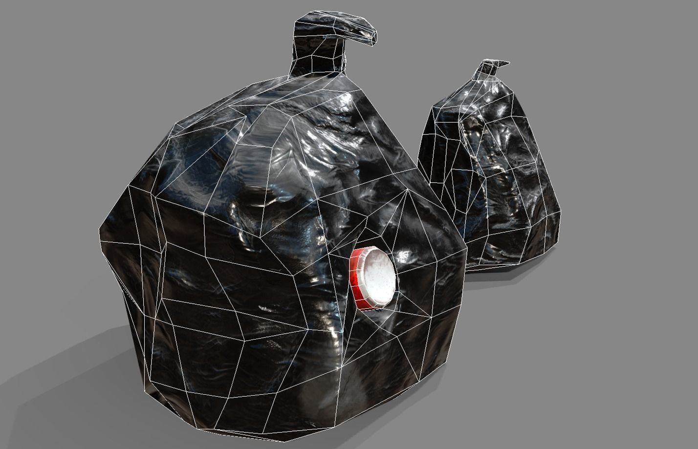 Abandoned Items Low poly model Low-poly 3D model_17