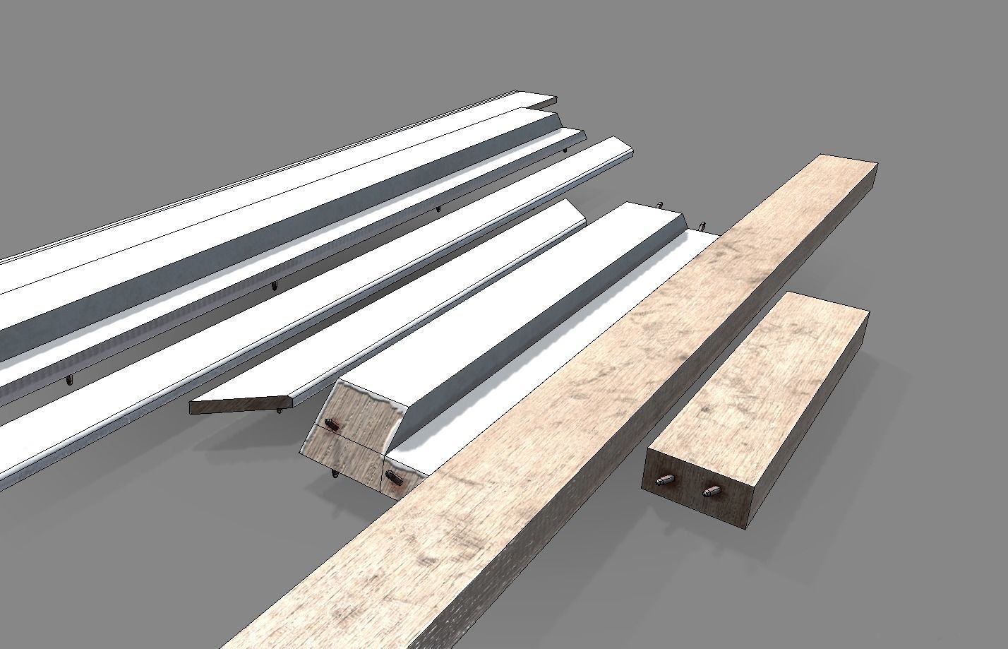 Abandoned Items Low poly model Low-poly 3D model_31