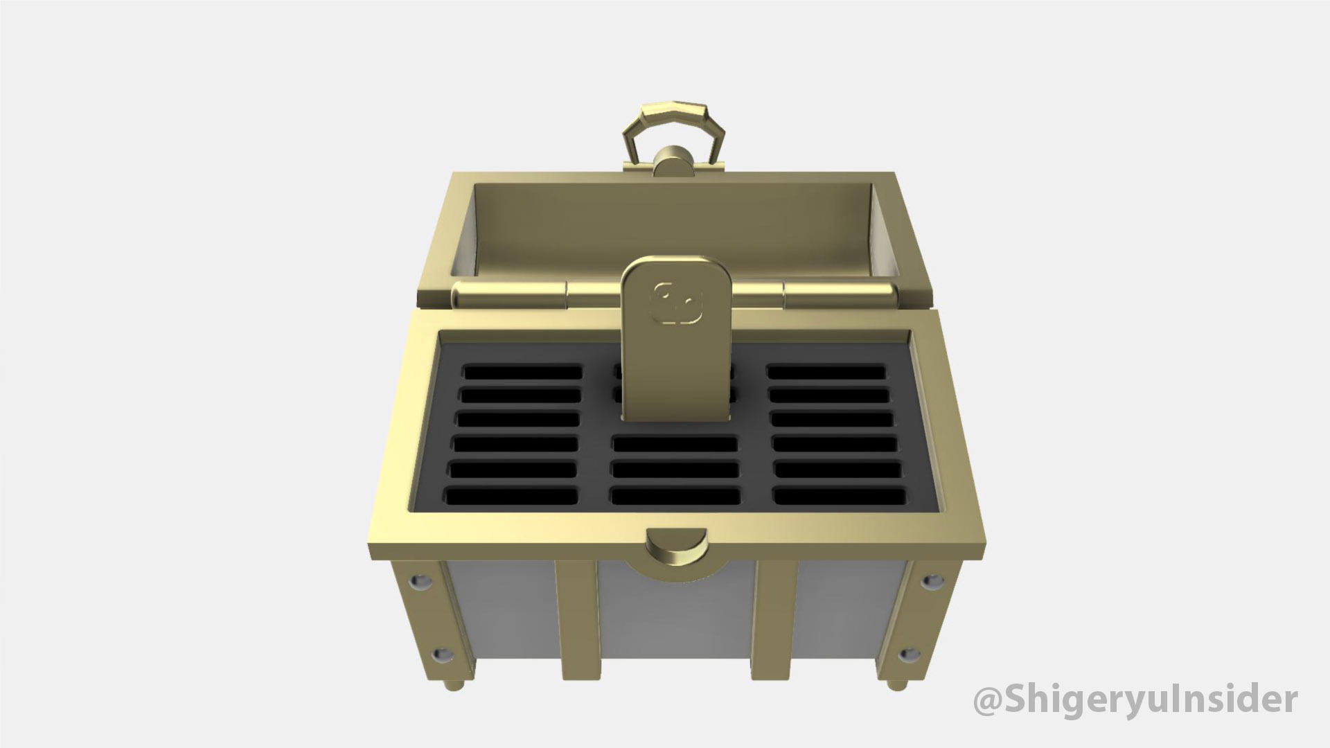 Zelda Treasure chest and Cartridge storage 3D print model_21