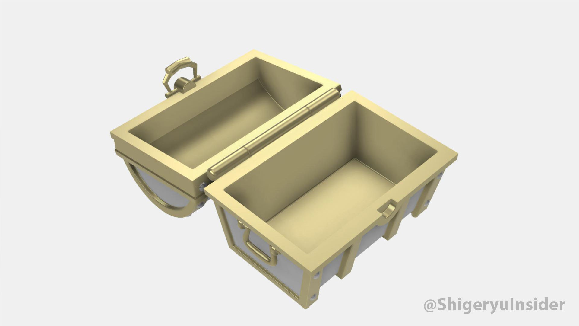 Zelda Treasure chest and Cartridge storage 3D print model_19