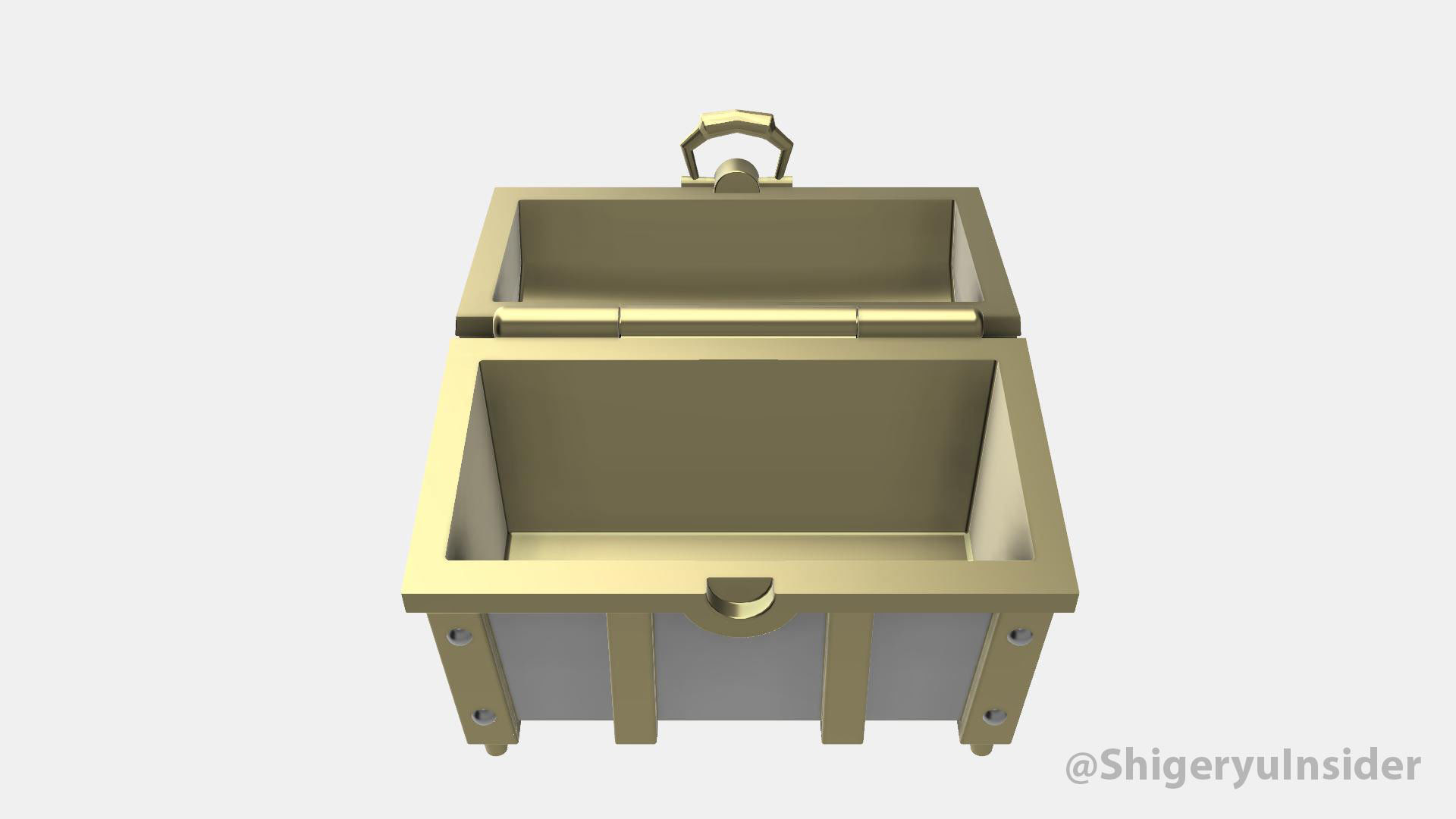 Zelda Treasure chest and Cartridge storage 3D print model_20