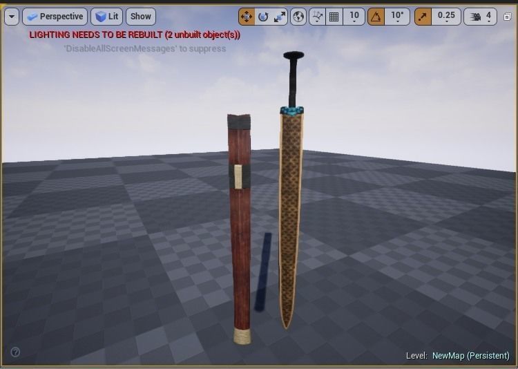 Ancient Chinese Sword Free low-poly 3D model_7