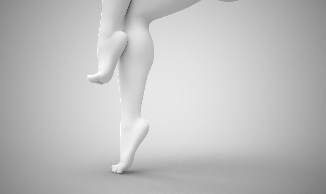 Crossed Legs 3D print model_5