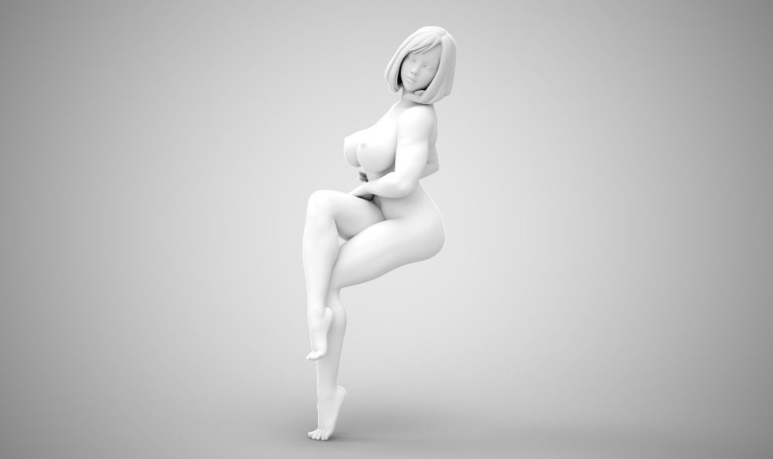Crossed Legs 3D print model_1