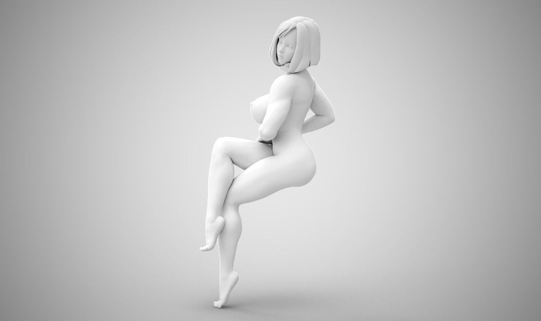 Crossed Legs 3D print model_4